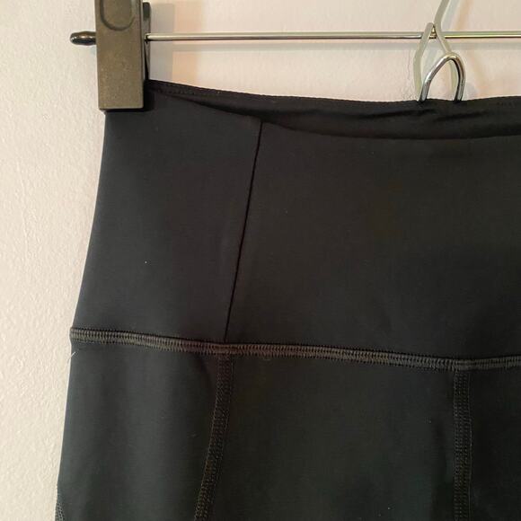 NWT Girlfriend Collective Women's size Small Black Cropped Leggings High Rise - Picture 3 of 11